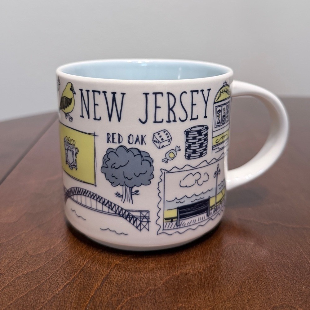 *SOLD* Starbucks 'Been There' Series Collectible State Mug - New Jersey 14 oz